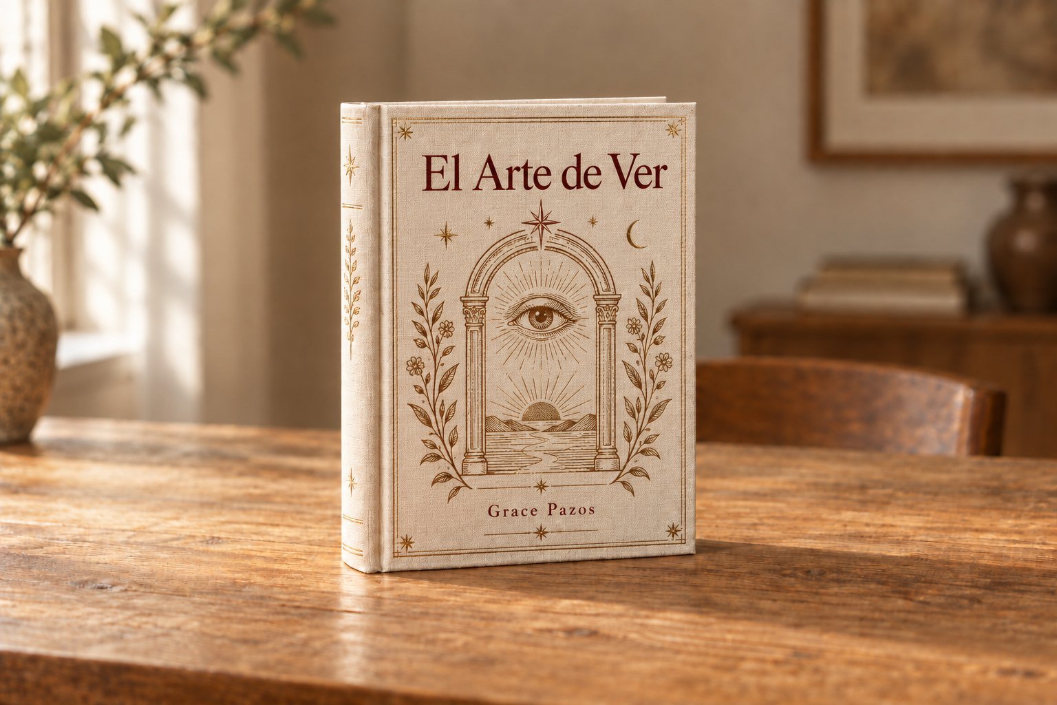 Maqueta ilustrativa de la tapa del libro El arte de ver.